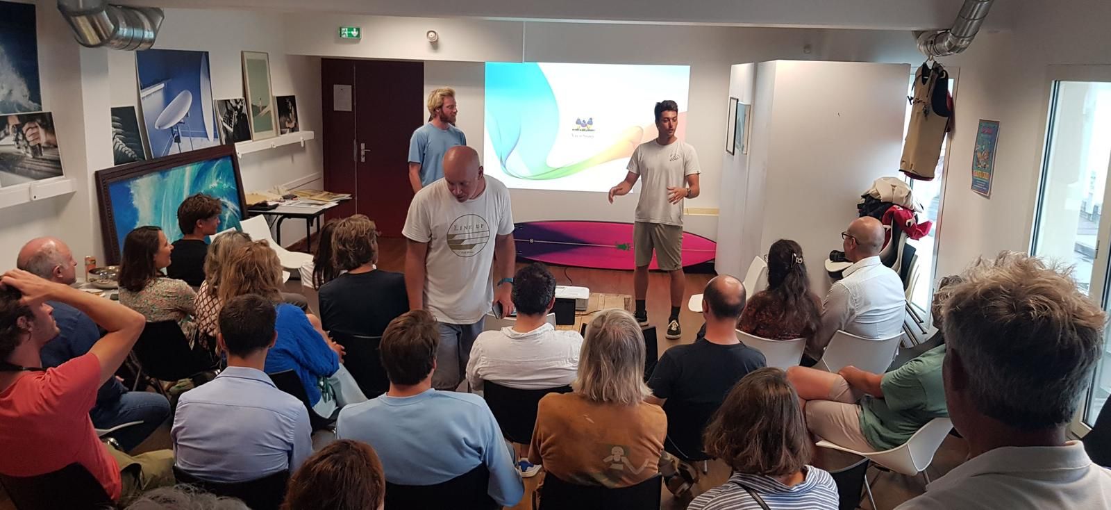 Talk d'un membre devant la communauté